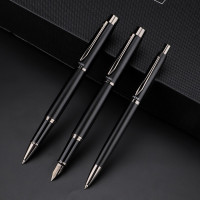 宝克 T10 钢笔+宝珠笔+圆珠笔+替芯+墨水 办公套装3支/盒 6套起订