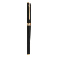 毕加索(pimio)717钢笔带小墨水套装 黑色银夹(单笔套装) 0.5mm 明尖