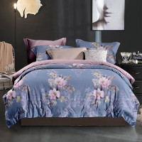 梦洁家纺妍姿时尚磨绒四件套床上用品200*230cm