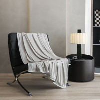 博洋家纺(BEYOND HOME TEXTILE)清晨薄雾多功能凉感毯 空调毯午睡盖毯100*140cm