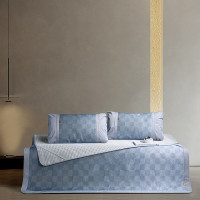 博洋家纺(BEYOND HOME TEXTILE)青碧凉席三件套180*200cm 夏季冰丝席家用空调席凉席凉枕