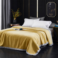 天琴高分子臻丝复合毯TQ-B078柔软丝绒毛毯1.5*2m