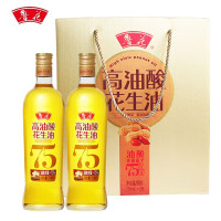 鲁花食用油 高油酸花生油750ml*2盒装 物理压榨