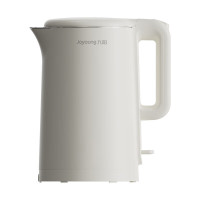 九阳(Joyoung) 电热水壶1.5L电水壶双层防烫304不锈钢内胆烧水壶白色W6351