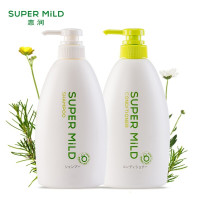 资生堂 惠润(SUPER MILD)绿野芳香洗发水600ml+护发素600ml男女柔顺洗护套装