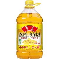 鲁花 5S压榨一级花生油5L 物理压榨