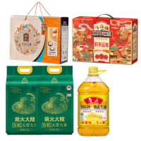 柴火大院米油副食组合SN51--米5kg*2+坚果1.8kg*1+零食1.18kg*1+油5L*1