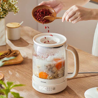 小质养生壶办公室家用多功能大容量1.5L煮茶壶全自动316不锈钢煮茶器烧水壶电热水壶恒温玻璃一体YSH02