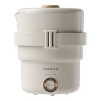 小质折叠电热水壶家用304不锈钢烧水壶便携式出差旅行电水壶保温一体全自动煮水壶SA03