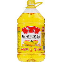鲁花食用油 压榨玉米油5L 物理压榨 非转基因