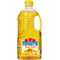 鲁花食用油压榨葵花仁油900ml物理压榨