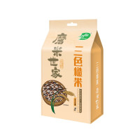 十月稻田磨米世家 三色糙米 粗粮1kg2斤装