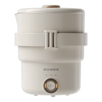 小质折叠电热水壶304不锈钢烧水壶便携式保温一体全自动煮水壶电水壶SA03