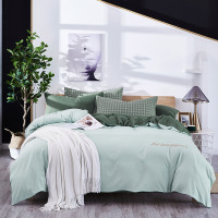 天琴 清韵套件床上用品双人斜纹刺绣四件套 TQ-T131