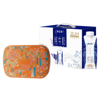 锦华金鹿鸣秋月饼 500g +特仑苏纯牛奶全脂灭菌乳利乐梦幻盖250ml×10包(3.8g乳蛋白)