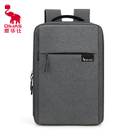 爱华仕(OIWAS) 多功能双肩包14英寸大容量商务电脑包OCB4449 灰色