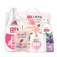 立白洗衣液+吸色片+洗洁精套装008