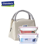 GLASSLOCK 盖朗 玻璃保鲜盒2件套GL1953hei
