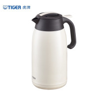 虎牌(tiger) 保温壶2L便携式办公家用热水壶304不锈钢保温瓶PWM-A20C-CA 珍珠白