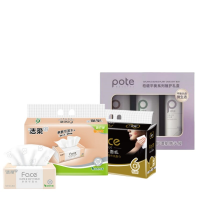 洁柔纸+pote柏缇平衡植护系列洗护沐礼盒
