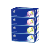 维达 vinda 盒装面巾纸 V2055 三层 100抽/盒 4盒/提 10提/箱 (计价单位:提)