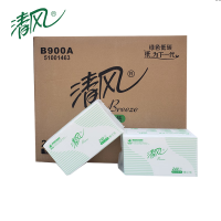 清风 Breeze 折叠式擦手纸 B900A 单层二折 240抽/包 20包/箱 (大包装)(计价单位:箱)