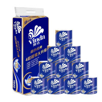 维达 vinda 蓝色经典卷筒卫生纸 V4028 四层 180g/卷 10卷/提 6提/箱 (计价单位:提)