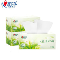 心相印超柔抽纸120抽独立包装无尘纸家居日常必备柔软亲肤不含荧光剂