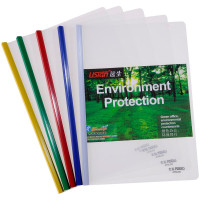 远生 Usign 抽杆文件夹 US-287A A4 9mm ((白色、红色、蓝色、绿色、黄色)) 10个/包 (颜色随机