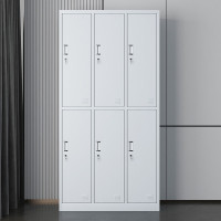 臻远 ZY-G079 6门更衣柜 1800*900*420 灰白色 (计价单位:个)