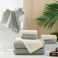 洁玉(Jeyu)山麓长绒棉抗菌毛巾套装礼盒 J2021-02C