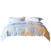 水星家纺 床上四件套棉被套床单四件套梦之泡影 1.8米床