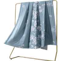 水星家纺 空调被夏凉被子200*230cm花西雅 蓝