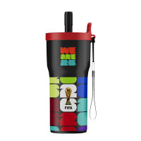 FIFA 2026美加墨世界杯纪念品趣味吸管杯水杯560ml 官方授权正品