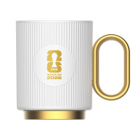 FIFA 2026美加墨世界杯纪念品罗马复古马克杯380ml白色 官方授权正品