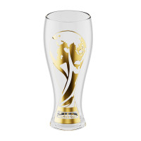 FIFA 2026美加墨世界杯纪念品大力神杯金杯啤酒杯330ml 官方授权正品