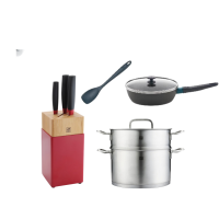 套餐一双立人厨具套餐刀具4件套ZW-K309+蒸锅套装ZW-C130+煎锅套装ZW-NS102