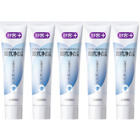 舒客双抗净白牙膏竹炭薄荷味 160克*5支