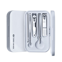 THREE SEVEN 777指甲钳五件套男女通用碳钢家用便携修剪指甲工具TSG-1567白色