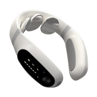 和正 颈椎按摩器 肩颈按摩仪经络电脉冲护颈仪无线热敷遥控款 HZ-INECK-1