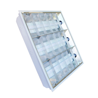 深照紫光 GS4160-3x8W 600*600*75mm IP20/IP40 220V 白光 5500K T8LED LED格栅灯 (计价单位:台) 白色