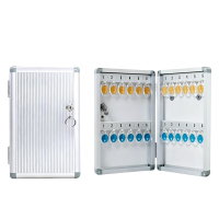 秦泰(Cqint) QTKKX-02 24位 铝合金 钥匙箱 (计价单位:个) 银色