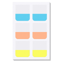 广博(GuangBo) Z50016 25*28mm*30张(6枚/张)便条纸 1.00 盒/包 (计价单位:包) 彩色