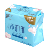 清风 净润肌棉柔巾30抽*6包 BCB30F
