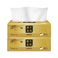 清风 金装3层120抽2包(散包装) BR14SJ20EN-2包