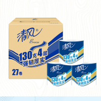 清风 卷纸4层加厚130g27卷 B20K3GY-箱