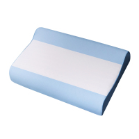 慕思·璞宿 PSZ1-190R形高低乳胶枕(单位:只)蓝白相间
