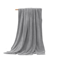 三利 3725 云柔抗菌浴巾 (单位:条)薄墨黑