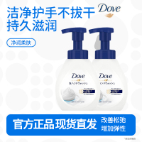 多芬净润柔肤泡泡洗手液净润皂香洁净护手温和不拔干深层清洁 240g*2瓶