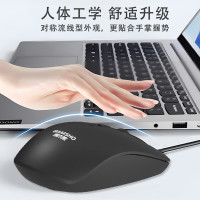 捌木熊 GJC-YXJS00001 办公鼠标 有线鼠标(单位:个)黑色